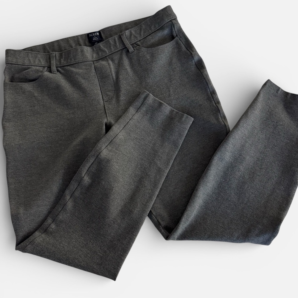 J. Crew Factory Grey Gigi Ponte Pant Size 14